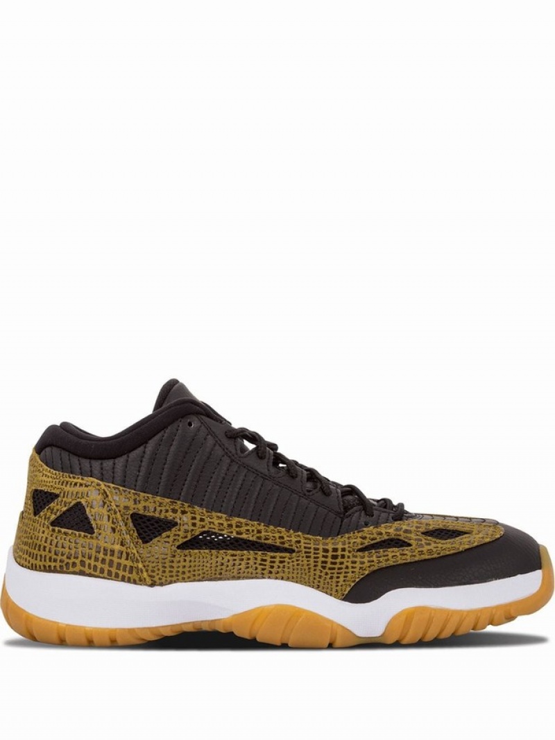 Nike Retro Low Men\'s Air Jordan 11 Grey / Yellow | PCOBMRN-48