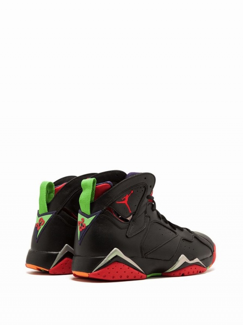 Nike Retro Marvin The Martian Men's Air Jordan 7 Black / Red | HJTOCDG-52