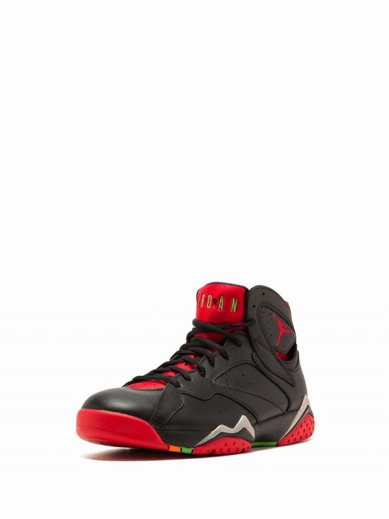 Nike Retro Marvin The Martian Men's Air Jordan 7 Black / Red | HJTOCDG-52