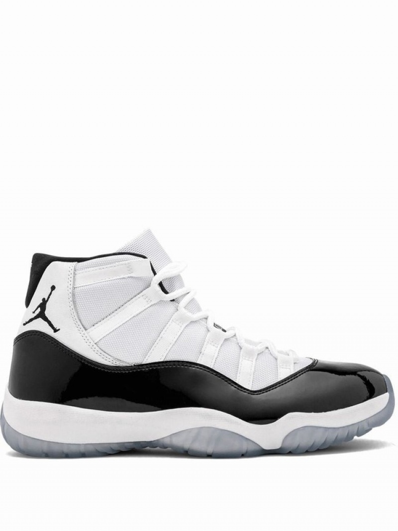 Nike Retro Men\'s Air Jordan 11 White / Black | JOBDQPN-01