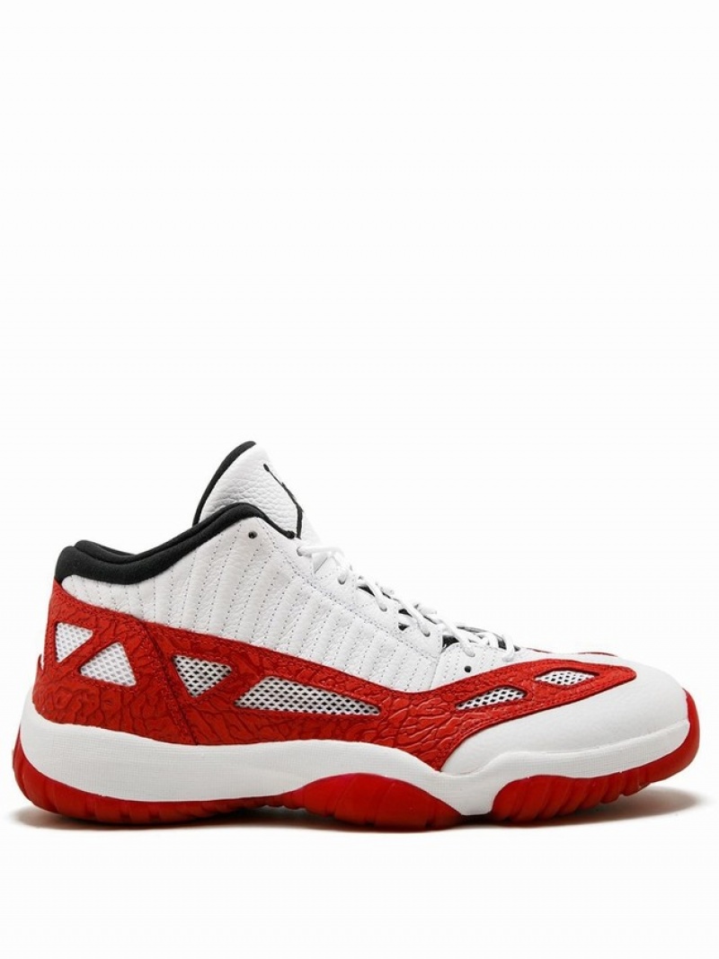 Nike Retro Men\'s Air Jordan 11 White / Red | IHLVRQW-21