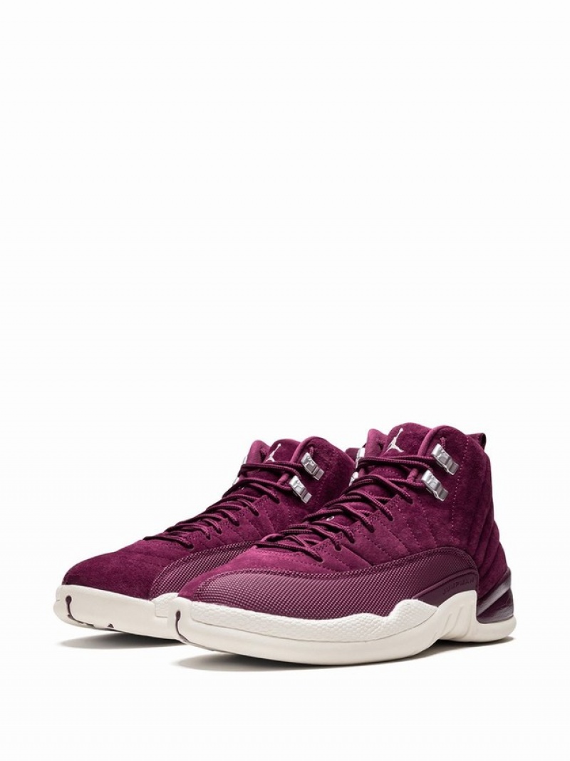 Nike Retro Men's Air Jordan 12 Burgundy | OCIRWXD-18