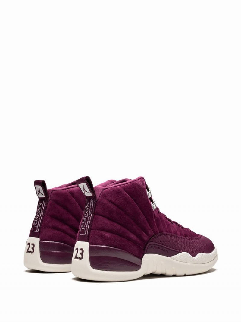 Nike Retro Men's Air Jordan 12 Burgundy | OCIRWXD-18