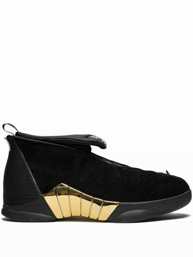 Nike Retro Men\'s Air Jordan 15 Black | KLQHWOT-59