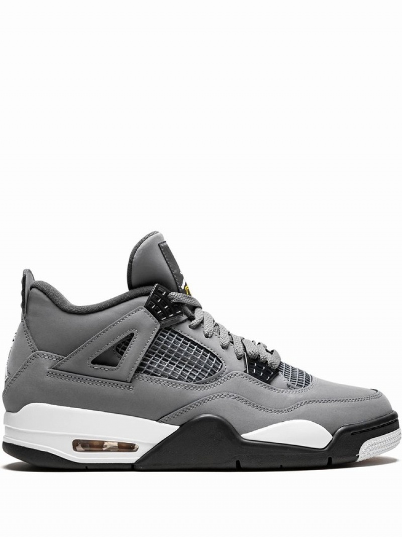 Nike Retro Men\'s Air Jordan 4 Grey | QFZNTJI-03