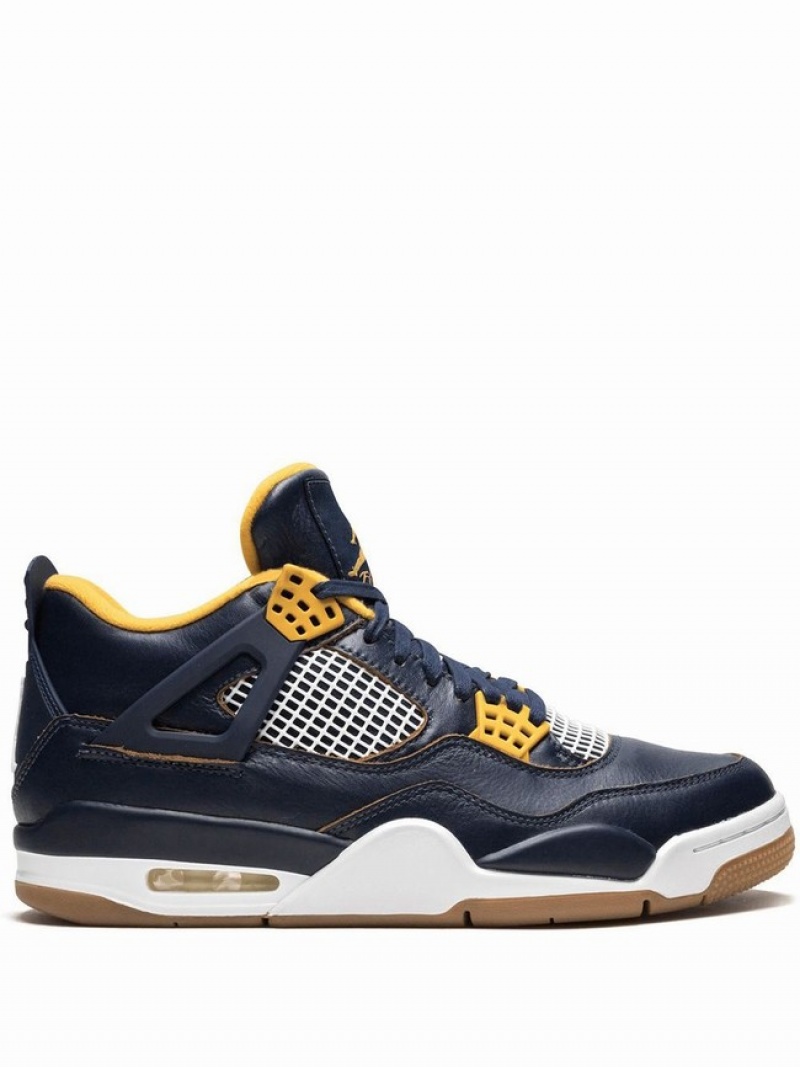 Nike Retro Men\'s Air Jordan 4 Navy | BGECHFP-20