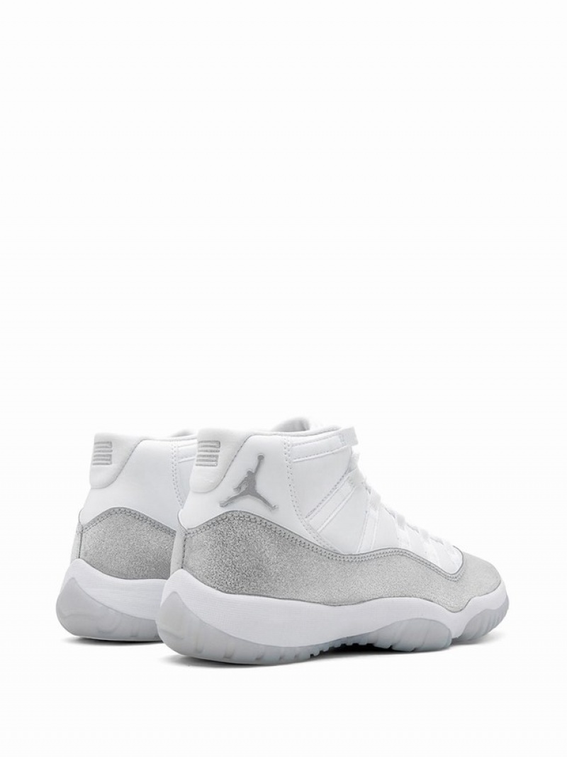 Nike Retro Metallic Silver Women's Air Jordan 11 Silver | WXCGTOZ-61