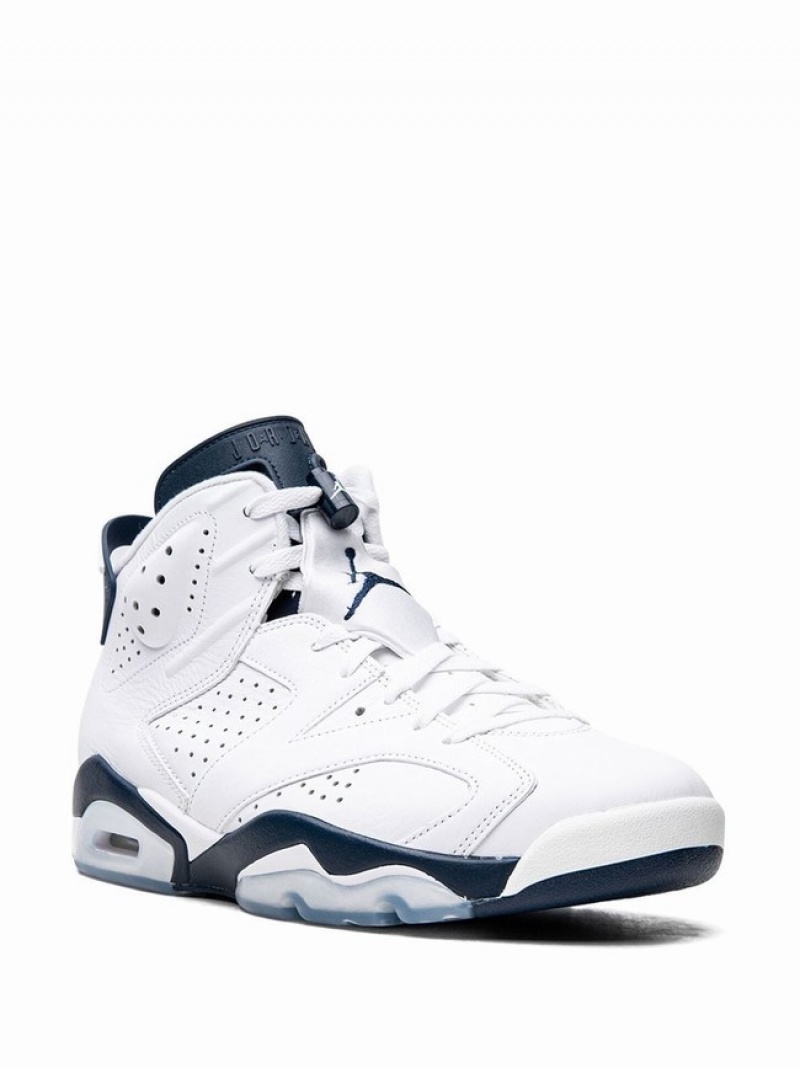 Nike Retro Midnight 2022 Men's Air Jordan 6 White | AXLCQUH-60