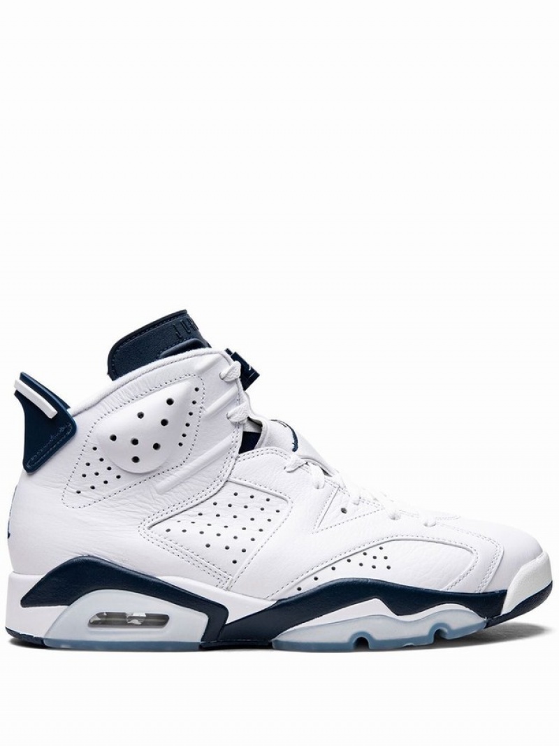 Nike Retro Midnight 2022 Men\'s Air Jordan 6 White | AXLCQUH-60