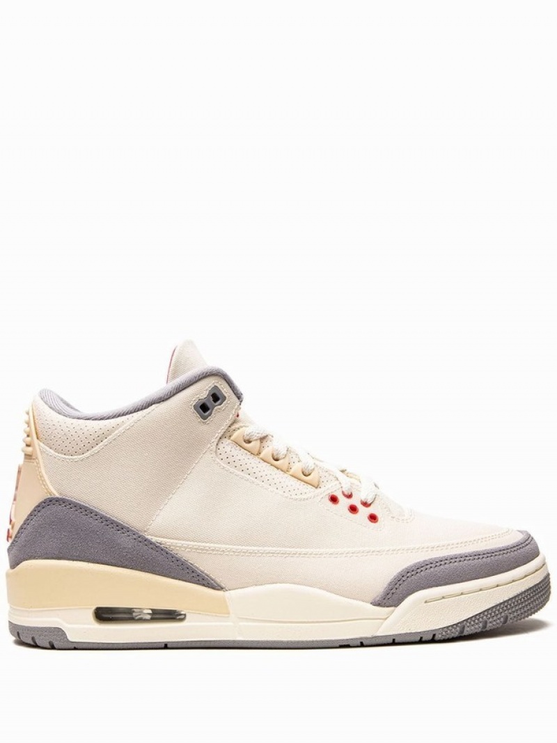 Nike Retro Muslin Men\'s Air Jordan 3 Beige | QSJGDVU-84