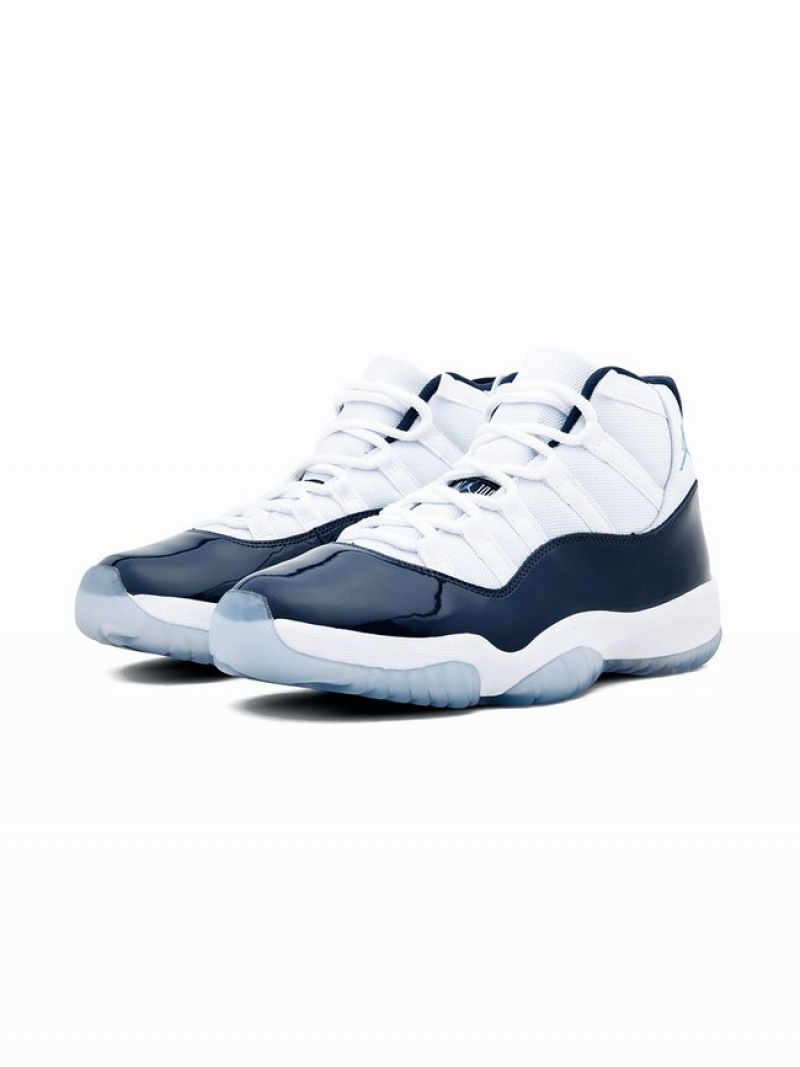 Nike Retro Navy/Win Like '82 Women's Air Jordan 11 Navy | NBTQLHV-25