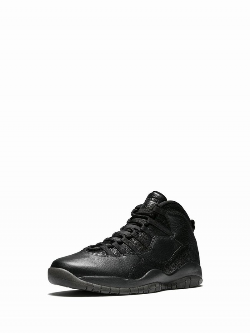 Nike Retro OVO Black/Metallic Gold Women's Air Jordan 10 Black / Gold | OFSYWAK-92