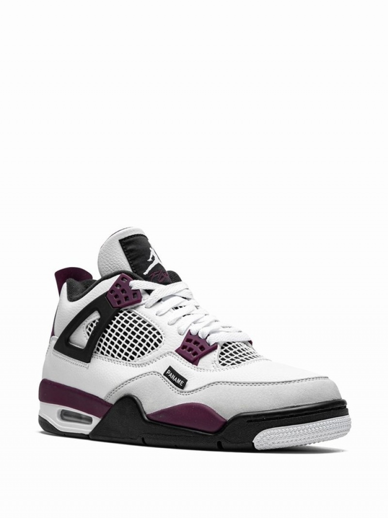 Nike Retro Paris Saint Germain Men's Air Jordan 4 White | ONTHJQV-06