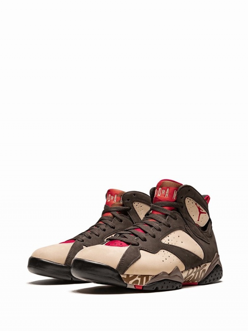 Nike Retro Patta Shimmer Men's Air Jordan 7 Grey / Beige | PWFHKTY-35