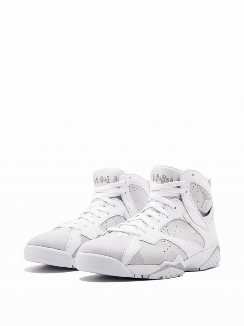 Nike Retro Pure Platinum Men's Air Jordan 7 White | NSUIXRD-20