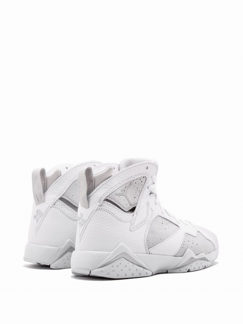 Nike Retro Pure Platinum Men's Air Jordan 7 White | NSUIXRD-20