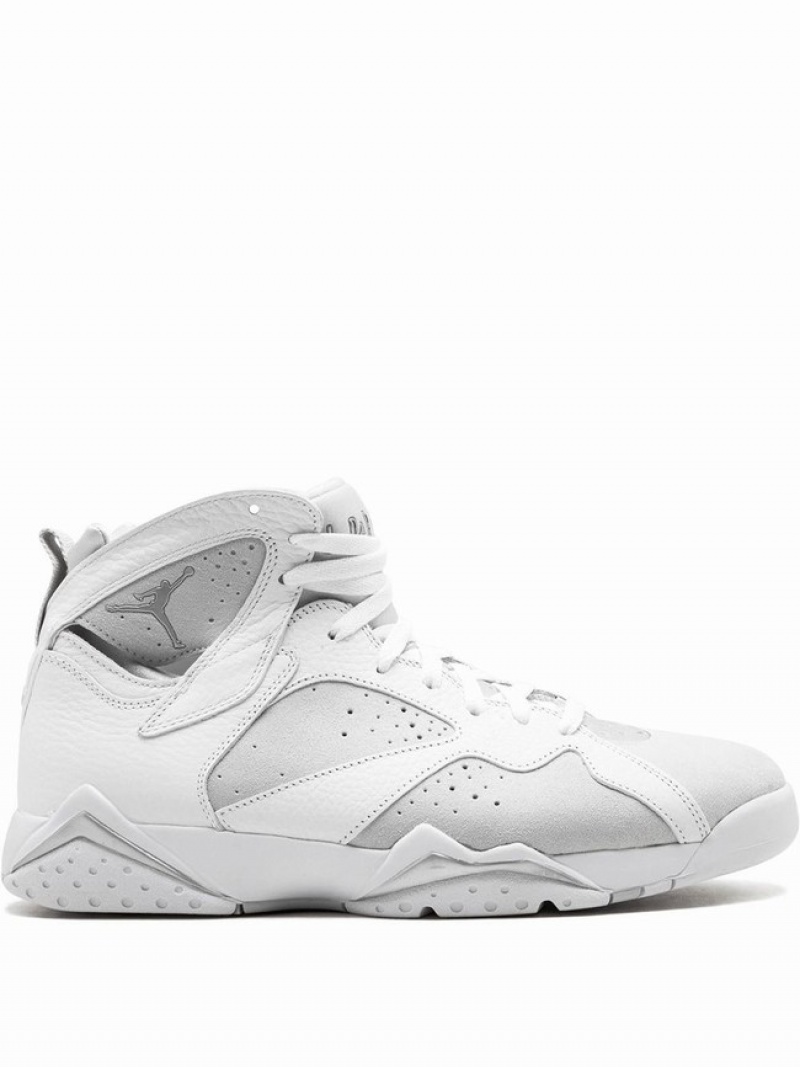 Nike Retro Pure Platinum Men\'s Air Jordan 7 White | NSUIXRD-20