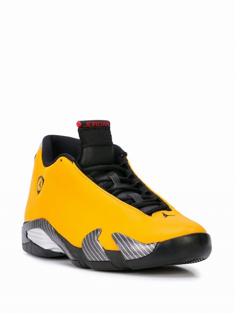 Nike Retro Reverse Ferarri Women's Air Jordan 14 Yellow | HOSDXGC-14