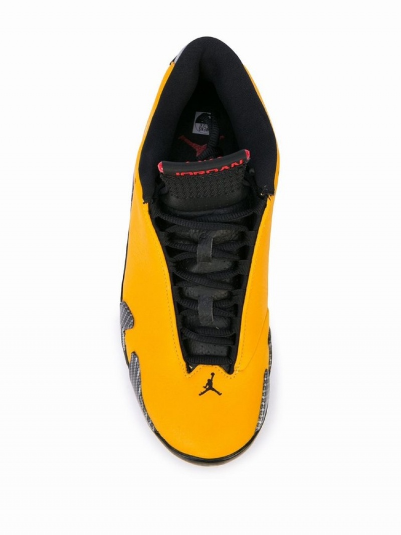 Nike Retro Reverse Ferarri Women's Air Jordan 14 Yellow | HOSDXGC-14