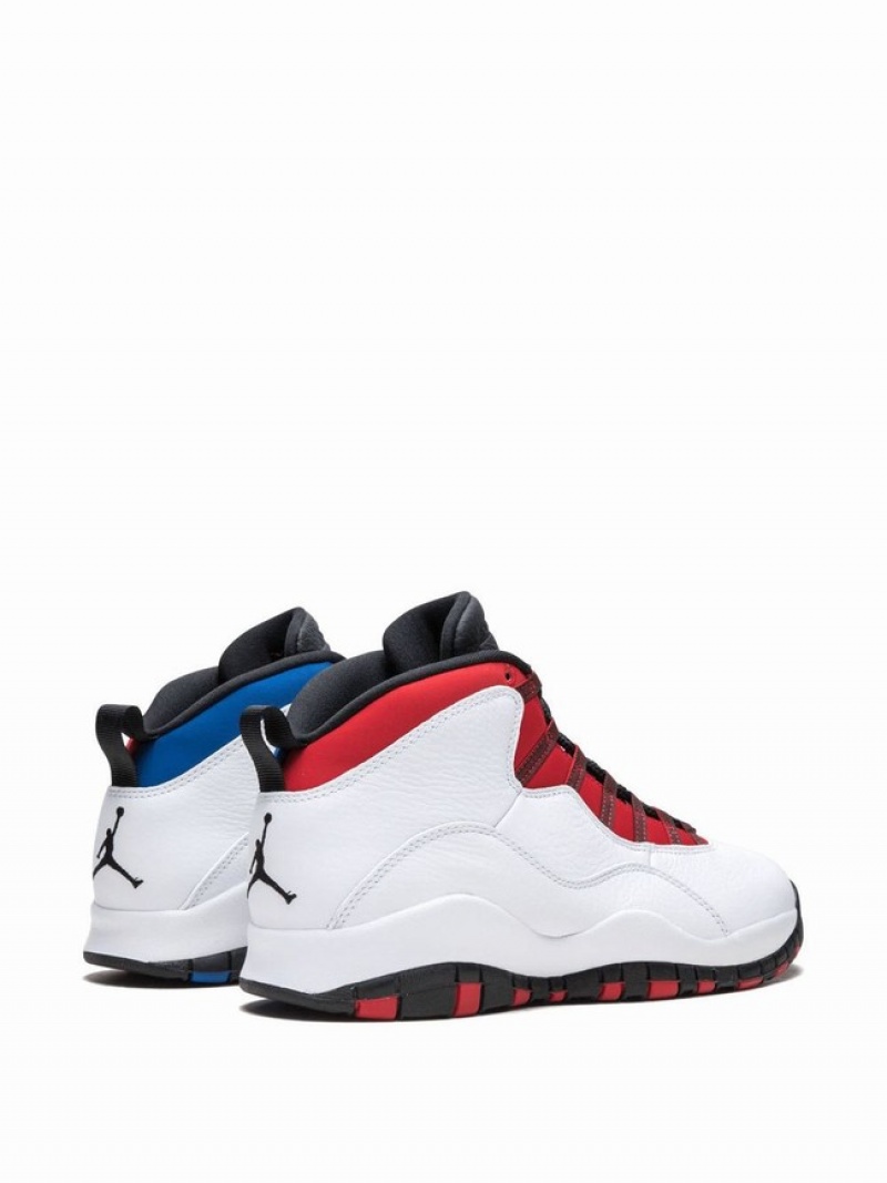 Nike Retro Russell Westbrook - Class Of 2006 Men's Air Jordan 10 White / Blue / Red | GFBTZOQ-72