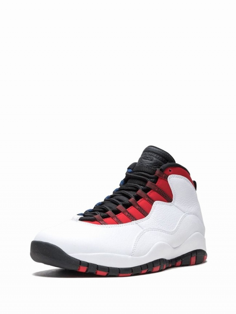 Nike Retro Russell Westbrook - Class Of 2006 Men's Air Jordan 10 White / Blue / Red | GFBTZOQ-72