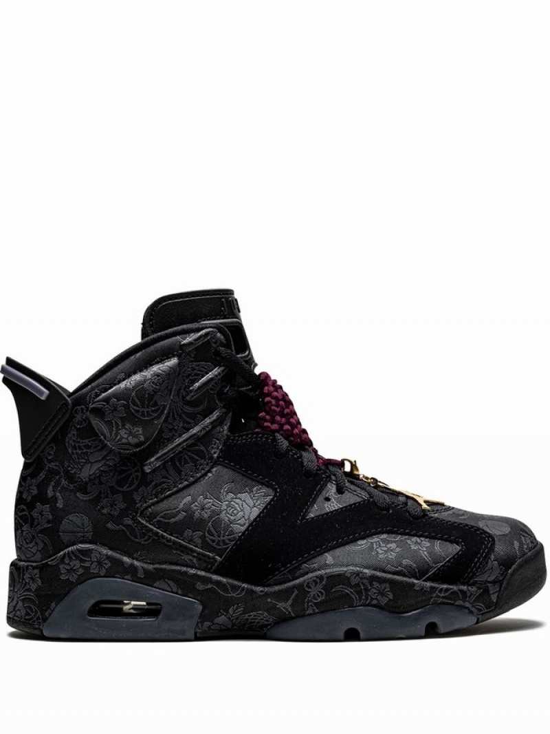 Nike Retro SD Women\'s Air Jordan 6 Black | YJPOIBU-93