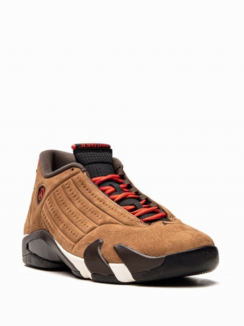 Nike Retro SE Winterized Men's Air Jordan 14 Brown | KPBCFWO-53