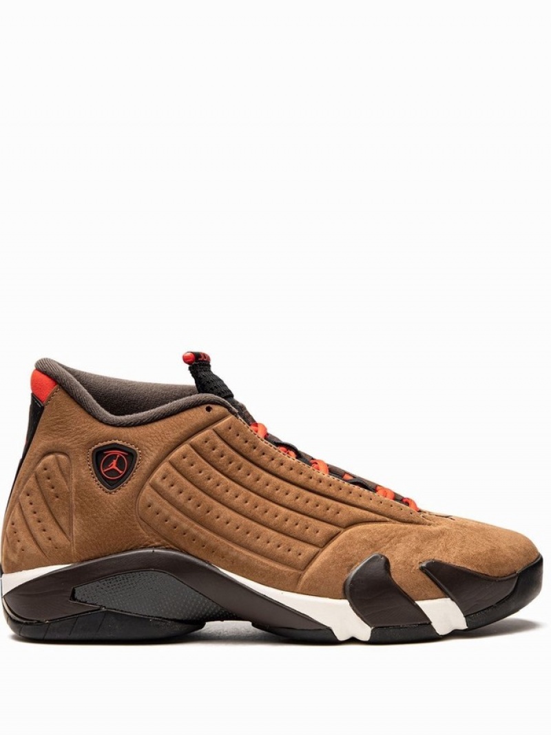 Nike Retro SE Winterized Men\'s Air Jordan 14 Brown | KPBCFWO-53