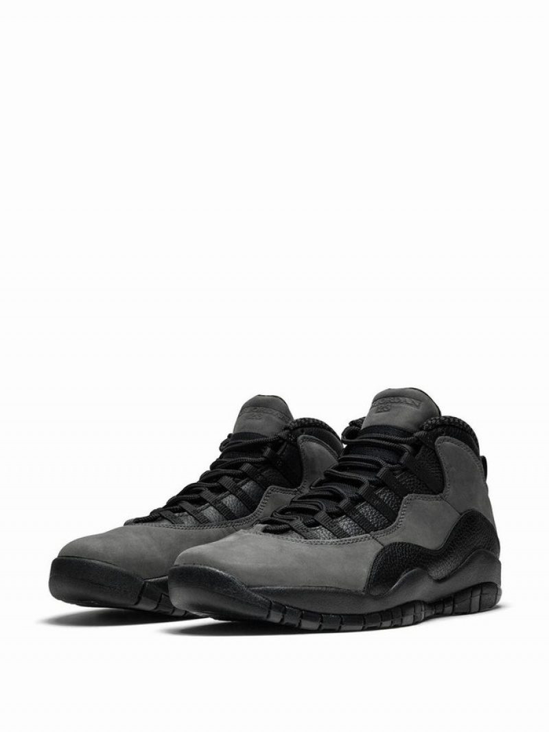 Nike Retro Shadow - 2018 Release Men's Air Jordan 10 Black | LRCQEZM-34