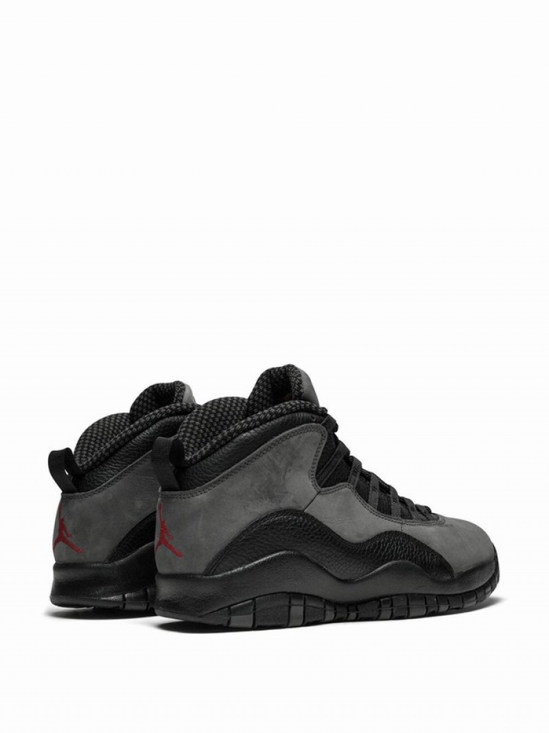 Nike Retro Shadow - 2018 Release Men's Air Jordan 10 Black | LRCQEZM-34