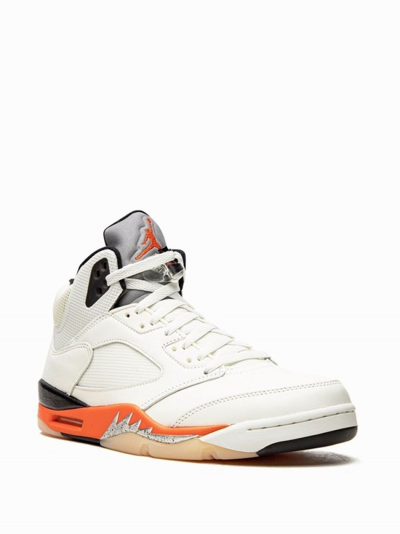 Nike Retro Shattered Backboard Men's Air Jordan 5 White | HOPRMKY-07