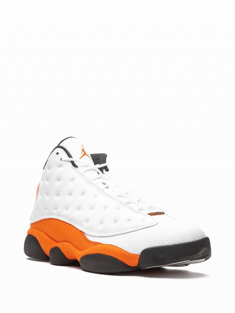 Nike Retro Starfish Women's Air Jordan 13 White / Orange | MVFNSTE-43