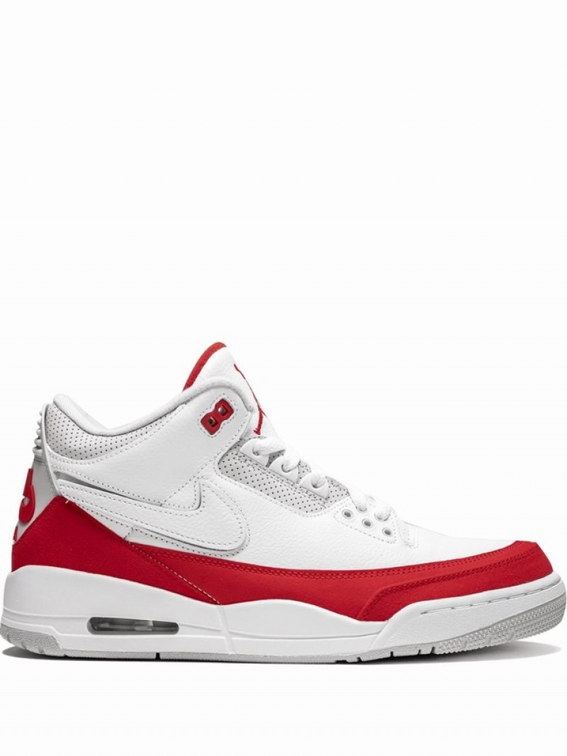 Nike Retro TinkerHigh Top Women\'s Air Jordan 3 White / Red | VIOSTPM-96