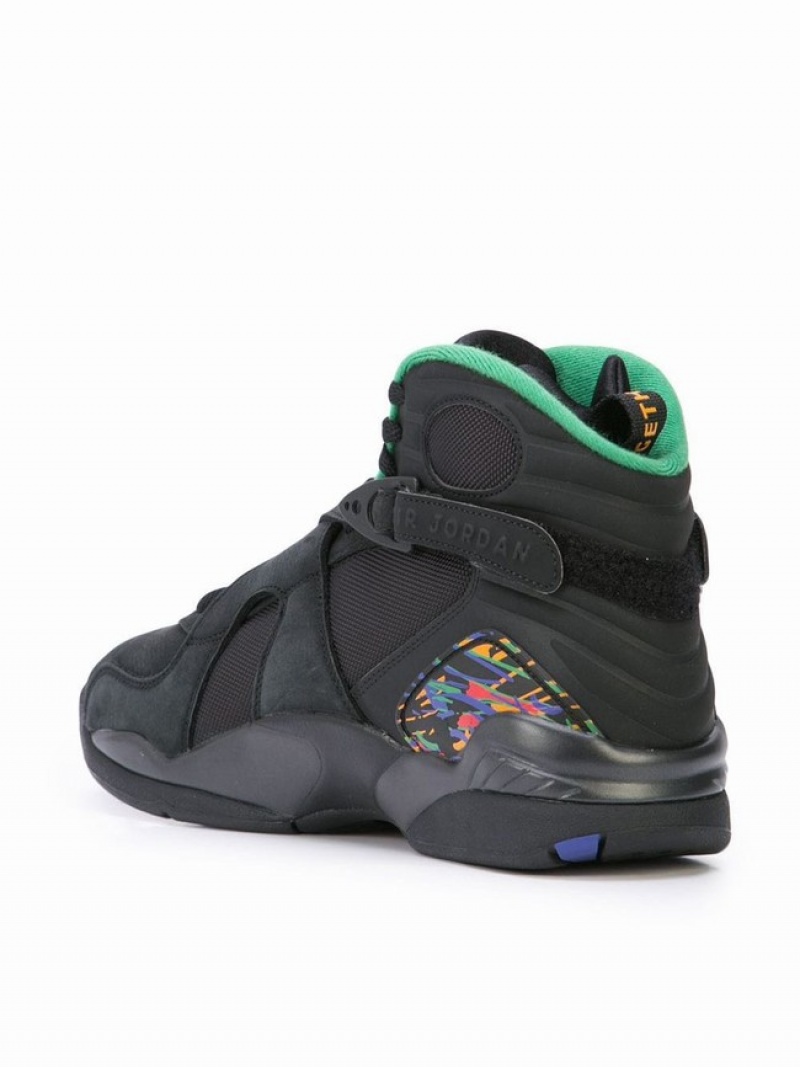 Nike Retro Tinker Air Raid Women's Air Jordan 8 Black | QRMINJH-76