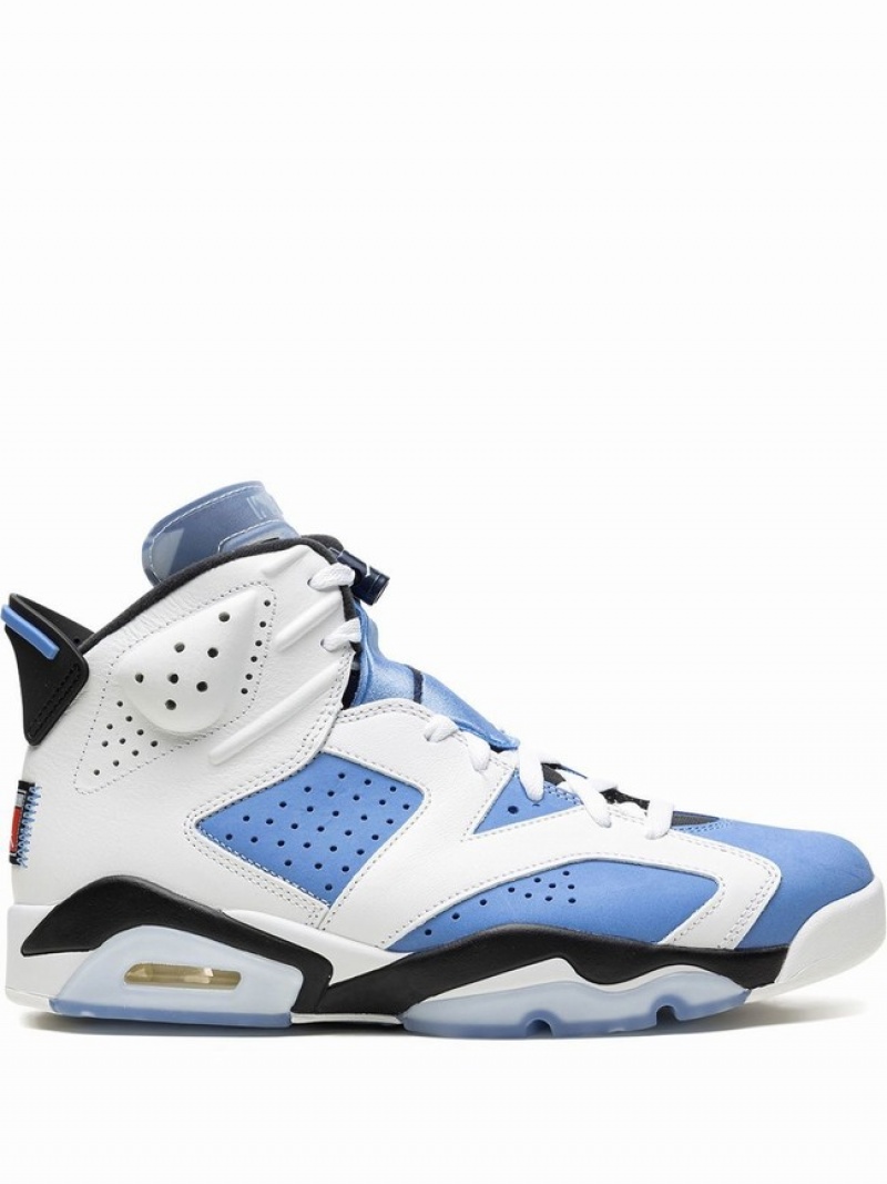 Nike Retro UNC Men\'s Air Jordan 6 White / Blue | XBYAZKO-38