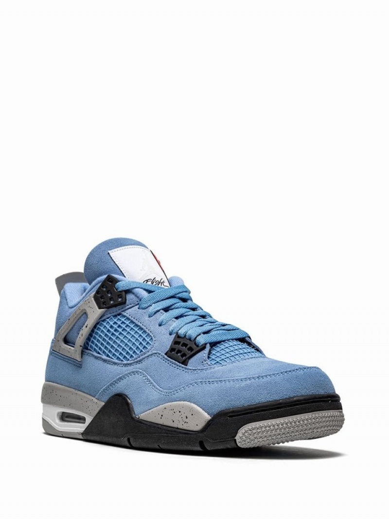 Nike Retro University Men's Air Jordan 4 Blue | JCLMGFK-40