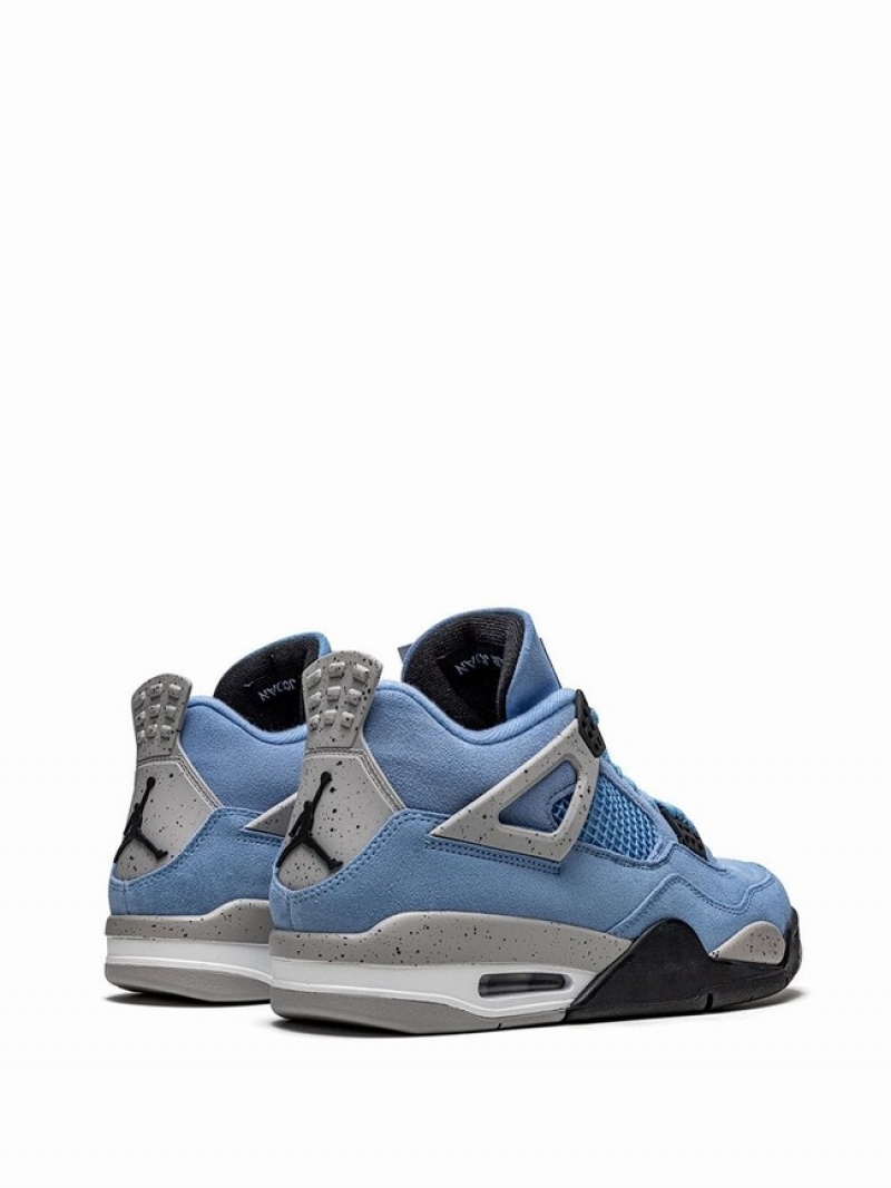 Nike Retro University Men's Air Jordan 4 Blue | JCLMGFK-40