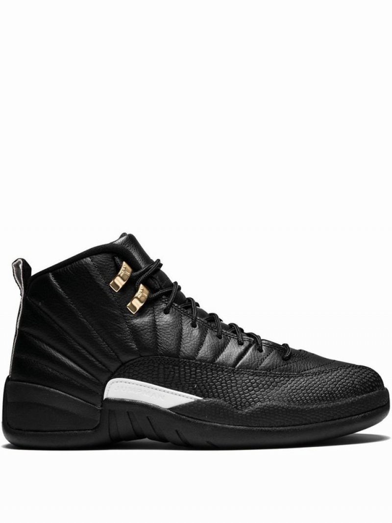 Nike Retro Women\'s Air Jordan 12 Black | HEQPRGY-31