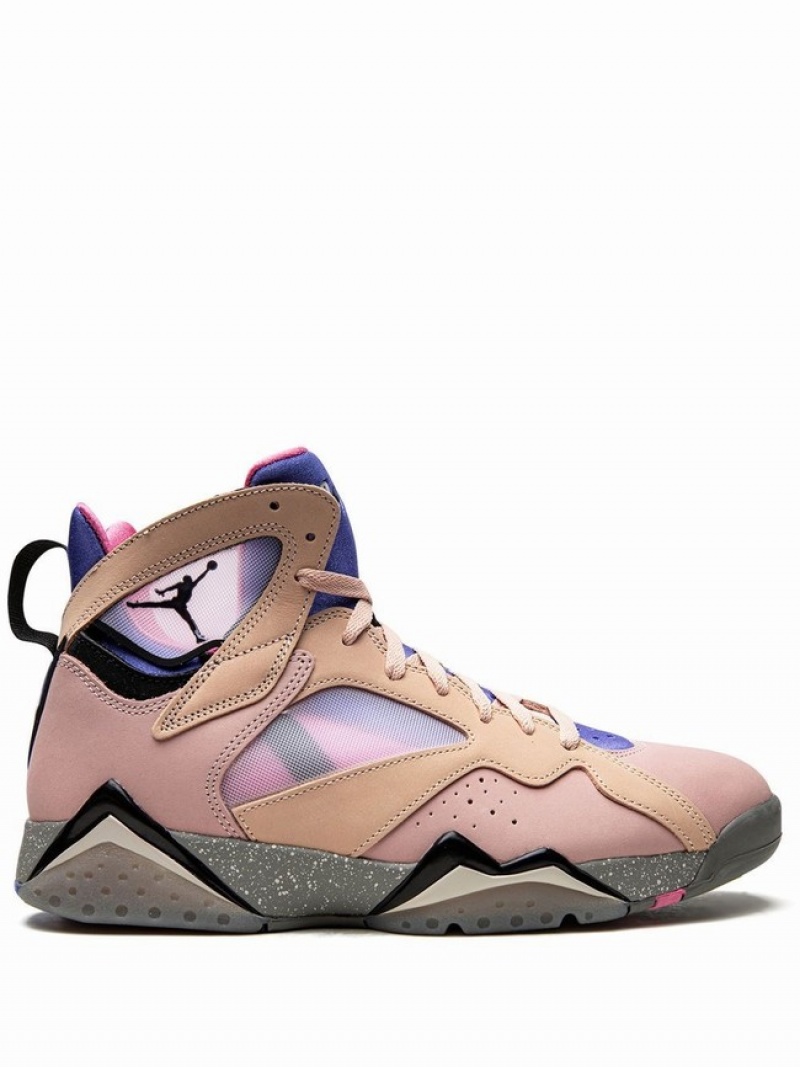 Nike SE Sapphire Men\'s Air Jordan 7 Pink | KISEMOF-67