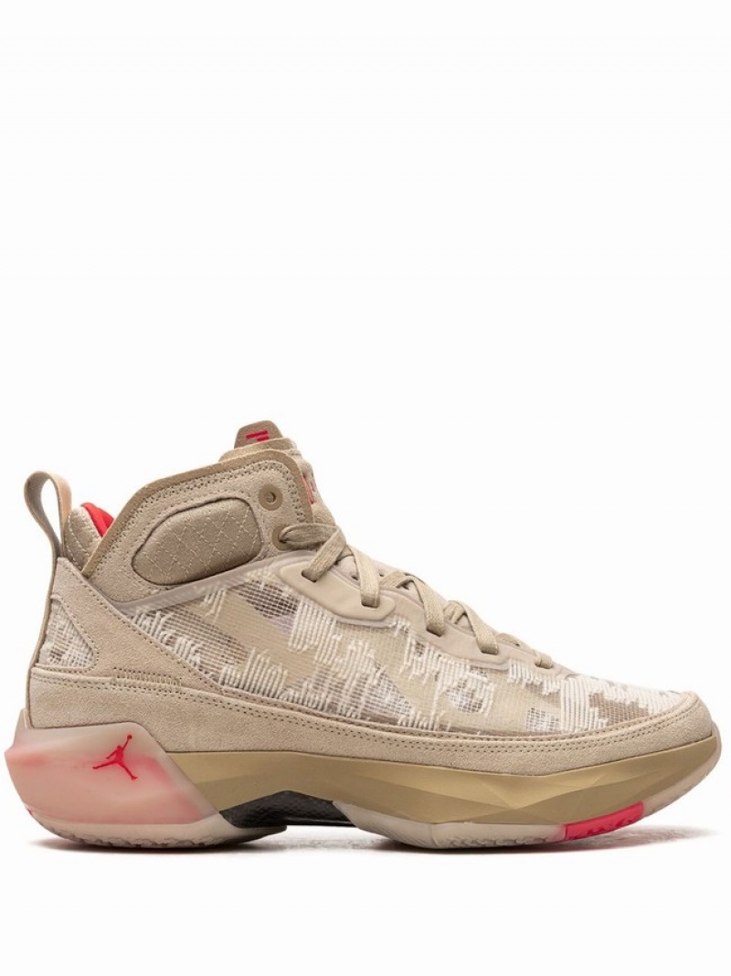 Nike Wheat Men\'s Air Jordan 37 Beige | FMQHVCY-84