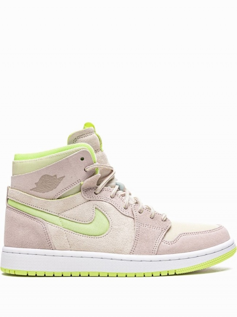 Nike Zoom Air CMFT Lemon Twist Women\'s Air Jordan 1 Lemon | RLGVPCJ-24