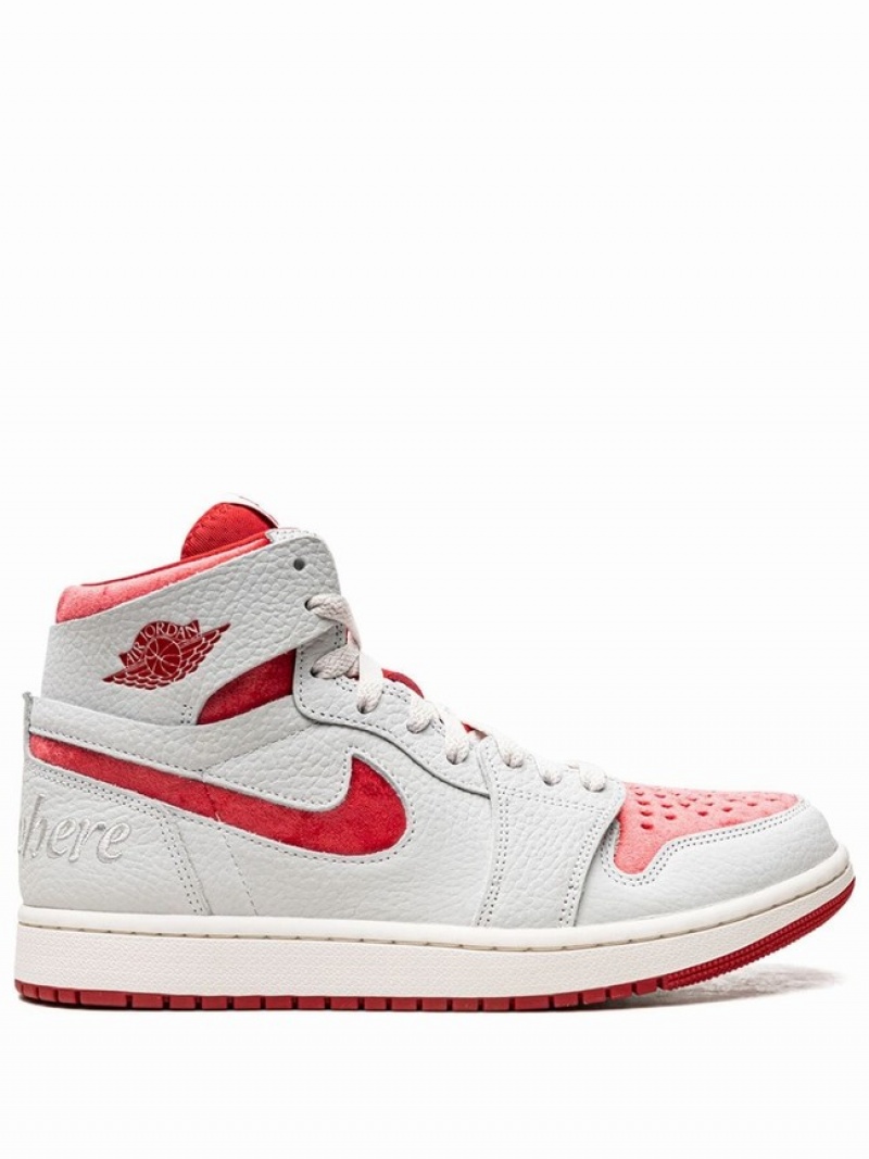 Nike Zoom CMFT 2 Valentine\'s Day Women\'s Air Jordan 1 White / Pink | UPHWVXQ-60