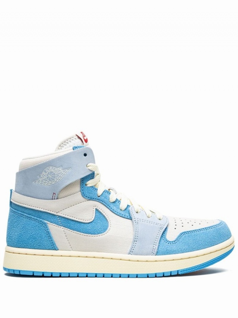 Nike Zoom CMFT University Women\'s Air Jordan 1 Blue | WMEAPKG-73