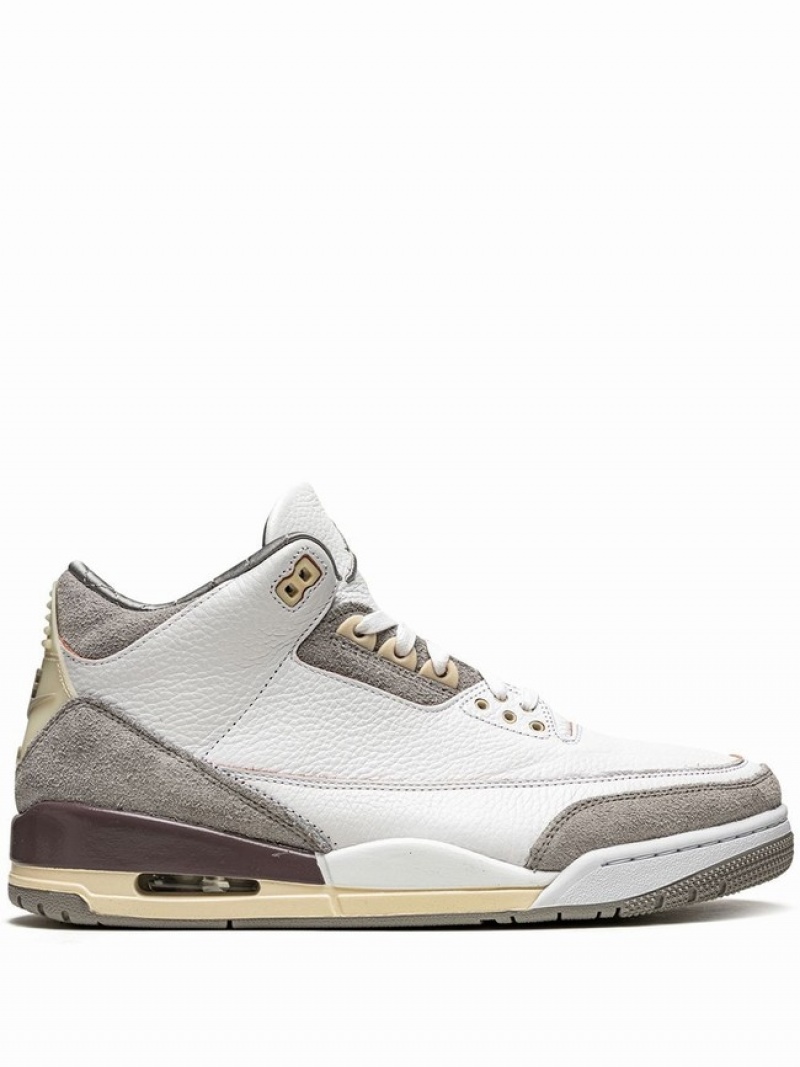 Nike x A Ma Maniere Retro SP Women\'s Air Jordan 3 White / Grey | LDFXCWV-09