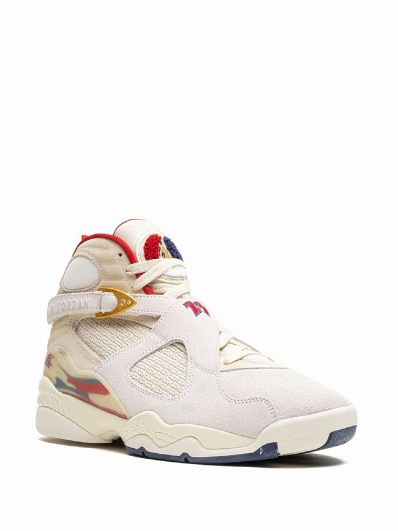 Nike x SoleFly Diamond Turf Women's Air Jordan 8 White | HKFARLJ-76