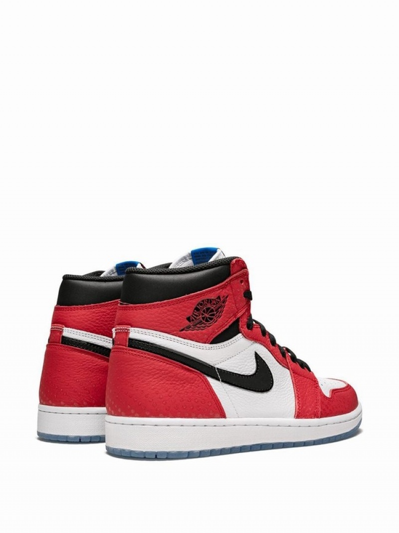 Nike x Spider-Man Retro High OG Origin Story Women's Air Jordan 1 Red | DIQLZAT-80