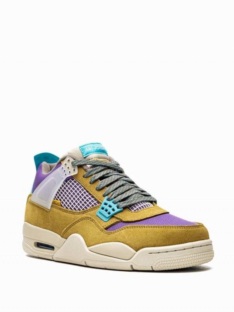 Nike x Union Retro SP 30th Anniversary - Desert Moss Men's Air Jordan 4 Multicolor | IYMQKXW-53