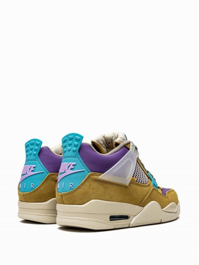 Nike x Union Retro SP 30th Anniversary - Desert Moss Men's Air Jordan 4 Multicolor | IYMQKXW-53